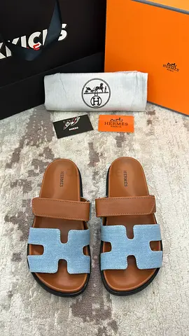 Hermes Chypre Sandal ‘Denim/Brown’