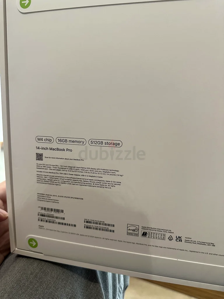 MacBook Pro 14 inch M4 16GB RAM 512GB 10-Core CPU 10-Core GPU BRAND NEW SEALED632655986743071127