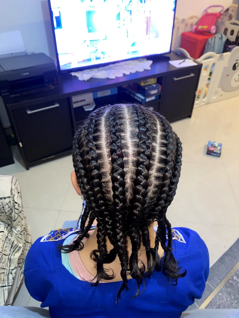 تزيين الشعر بالضفائر63186276105347114