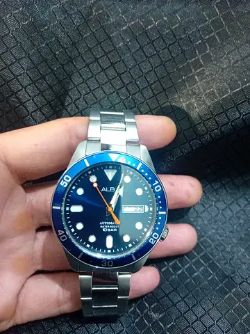 Seiko ALBA Automatic Watch with Blue Dial , Sports size