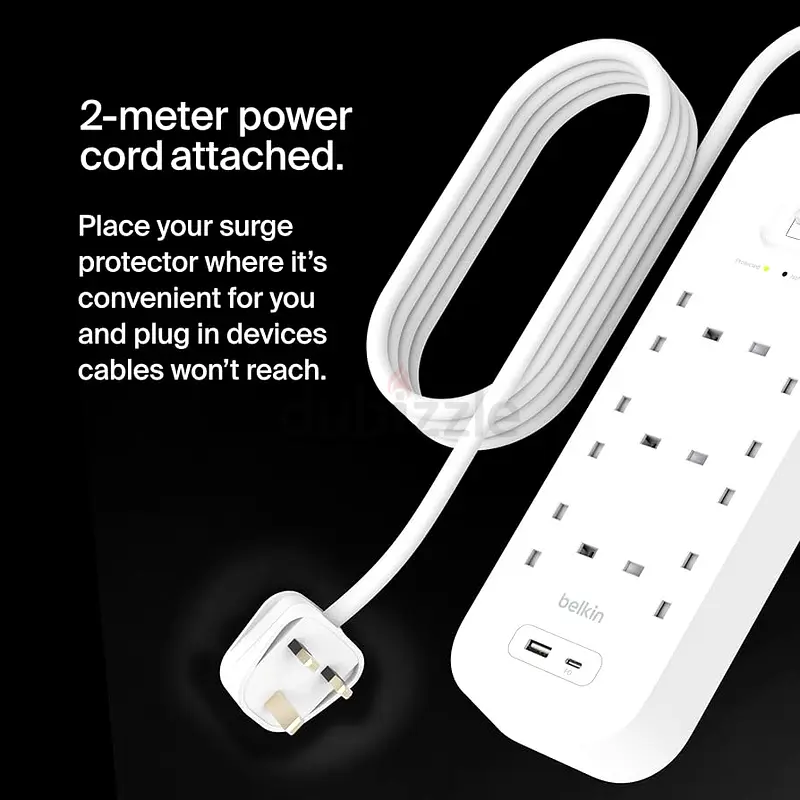 Belkin 6-Outlet Extension Socket63260216649217115