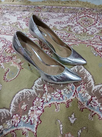 Stunning Silver Stiletto Heels for Sale!
