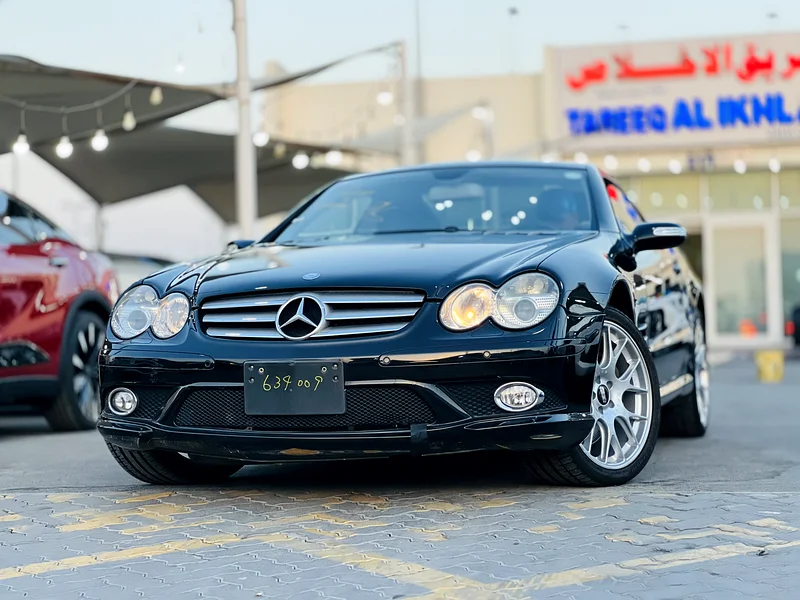 مرسيدس بنز SL-550_سنة 2008_الكيلومترات 153000_V8_واردة حديثاً من اليابان_بلا حوادث_ورق VCC63164312870913112