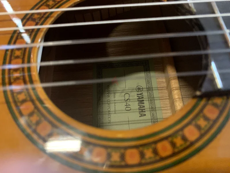 New Yamaha Classical Concert Guitar 3/4 size for children CS4063230709335171112