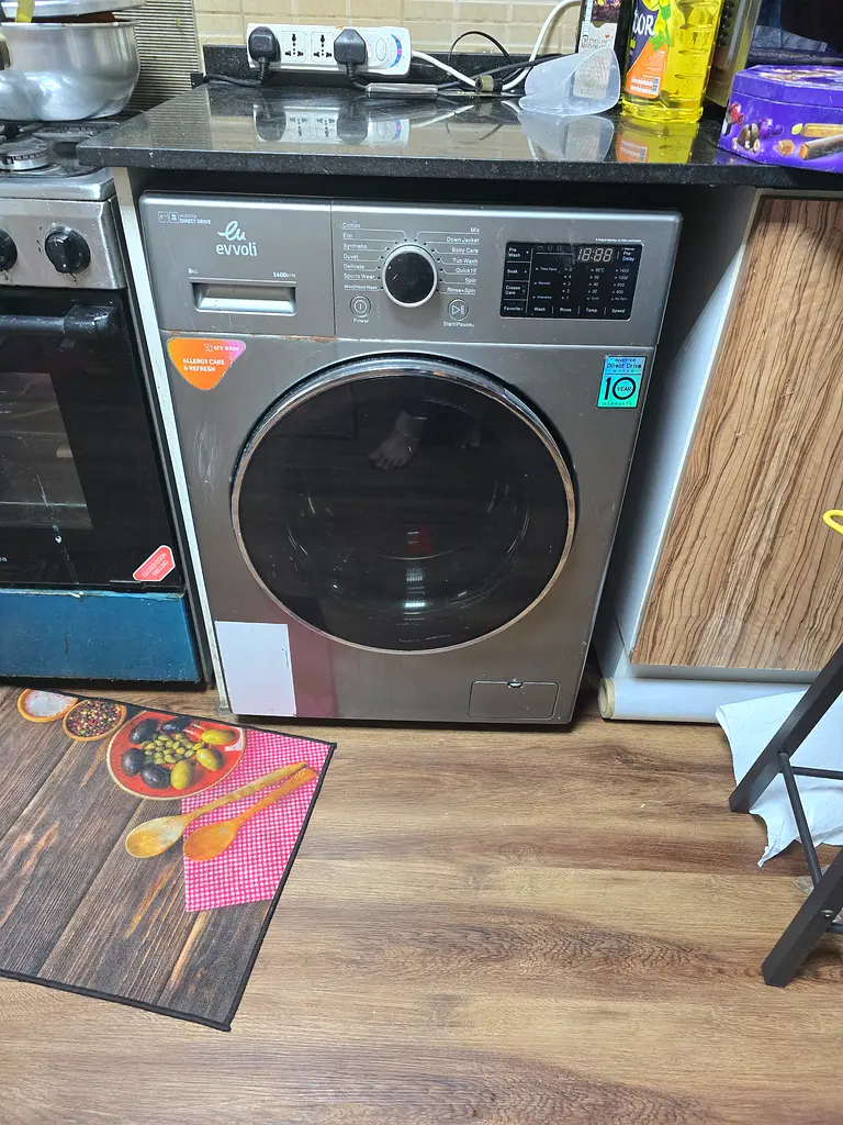 8 kg evvoli washing machine