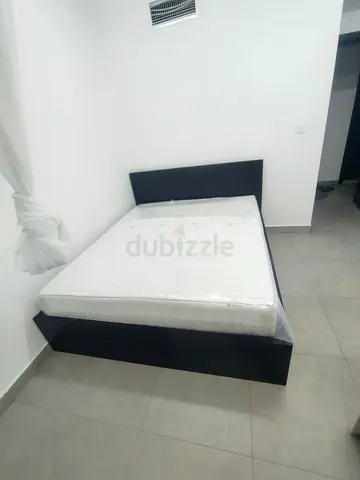 IKEA Malam queen 160×200cm bed frame with 2 big storage drawers underneath and with IKEA mattress