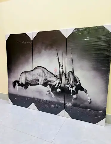 Stunning African Antelope Wall Art Triptych