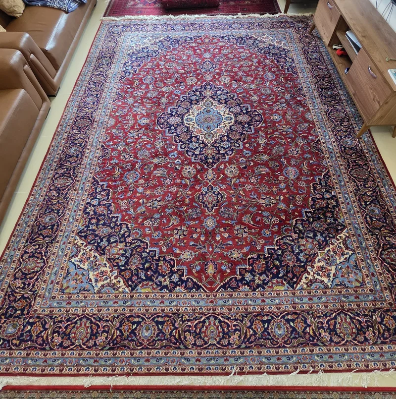 Iranian handmade carpet 4+3=12m628638192207371114