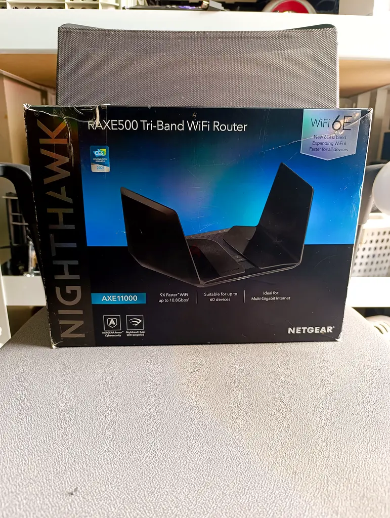 High-Speed NETGEAR Nighthawk RAXE500 Tri-Band WiFi Router – Unleash Your Internet