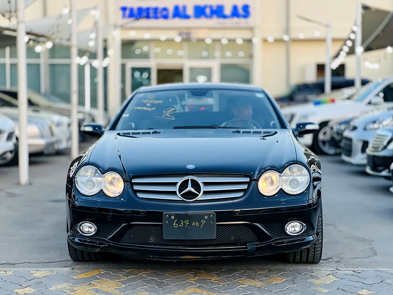 مرسيدس بنز SL-550_سنة 2008_الكيلومترات 153000_V8_واردة حديثاً من اليابان_بلا حوادث_ورق VCC63164312870913113