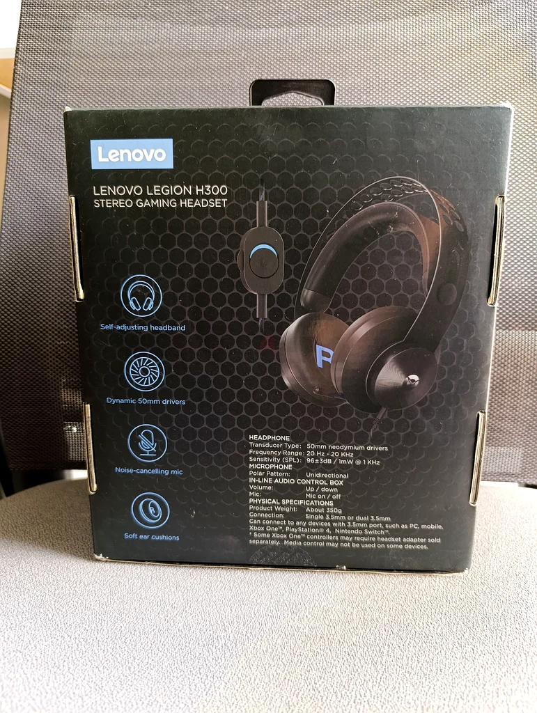 سماعة ألعاب ستيريو Lenovo Legion H30063256064546690111