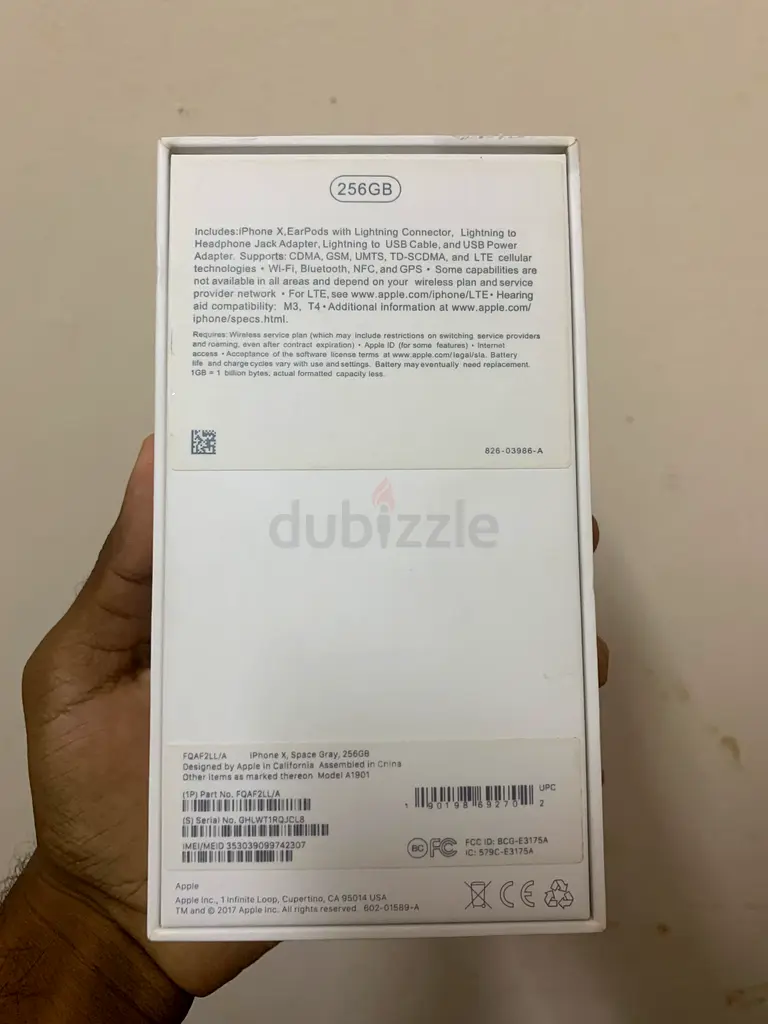 Iphone x 256gb63214904134785111