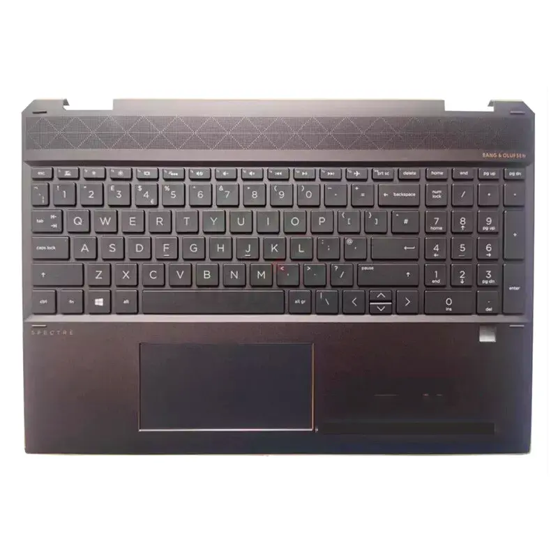 C part with mouse pad of Hp spectre model 15-df1033dx( Note: Keyboard not available)