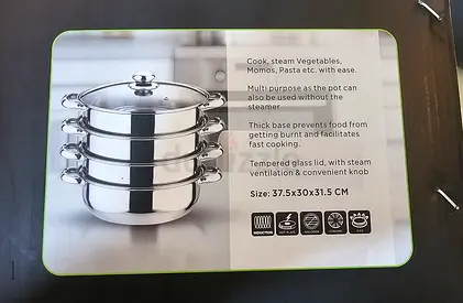 Brand New Steamer Pot - 4 Layer - Royalford