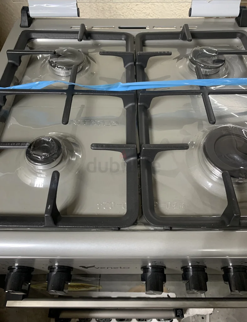 Brand New Veneto 4 Burner 60x60 Cast Iron Heavy Duty Cooking Range Full Safety62931669249282112