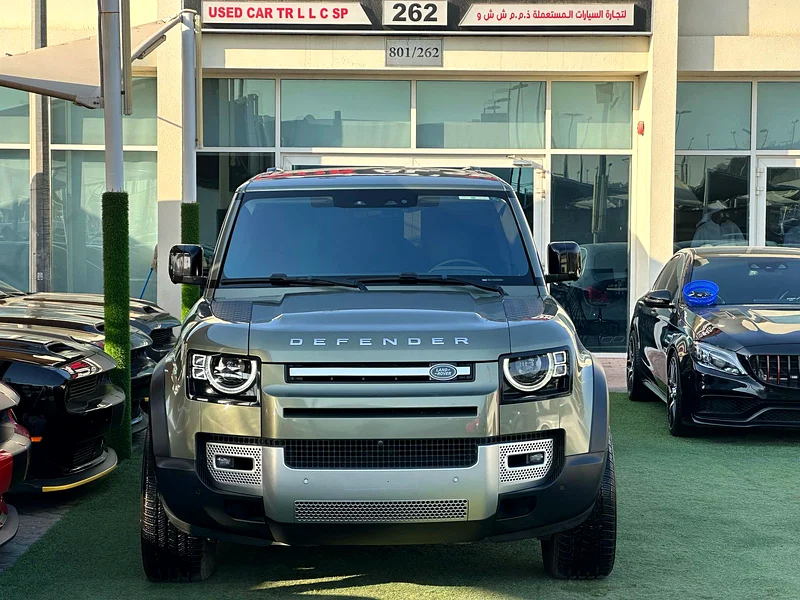 LAND ROVER DEFENDER SE P400 GCC 2021 V6 Service history (under warranty) Al Tayer Full option zero a63159712925315113
