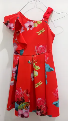 Vibrant Floral Summer Dress Size 6 Years