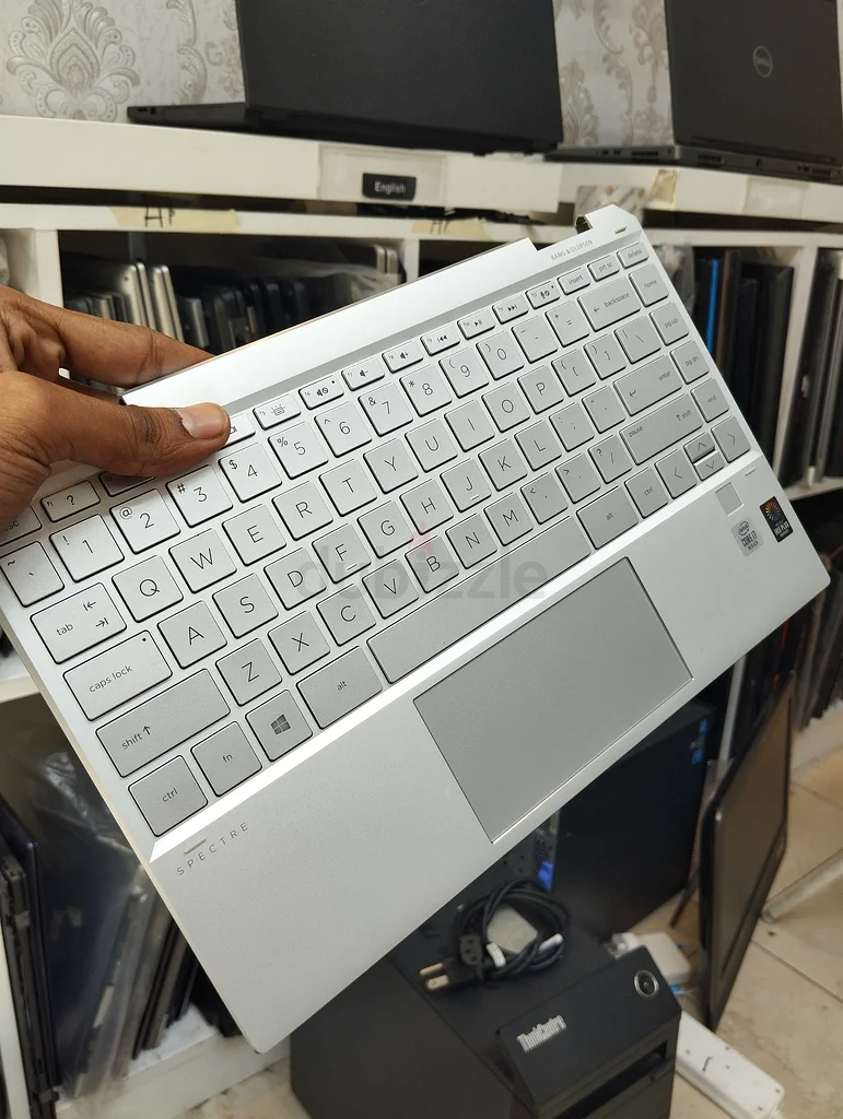 جزء C مع لوحة مفاتيح ووسادة ماوس من طراز HP Spectre 13-aw0003dx63255001316225111