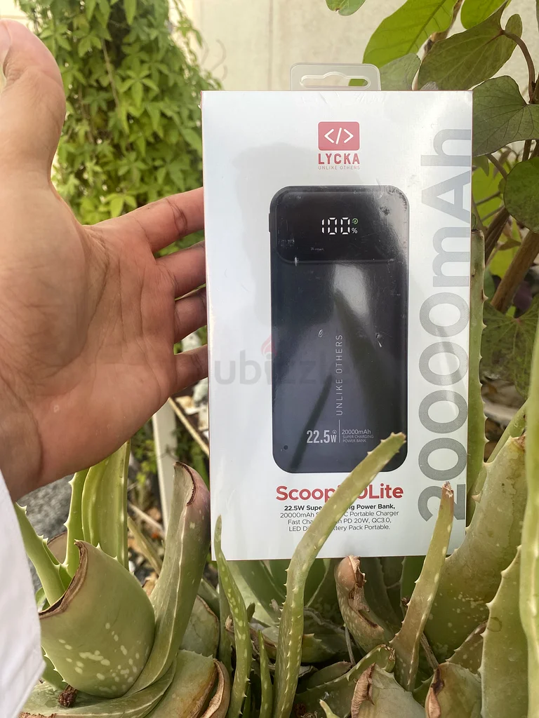 بنك الطاقة LYCKA Scoop20Lite - جديد بالكامل وجاهز للاستخدام!63192100347779113