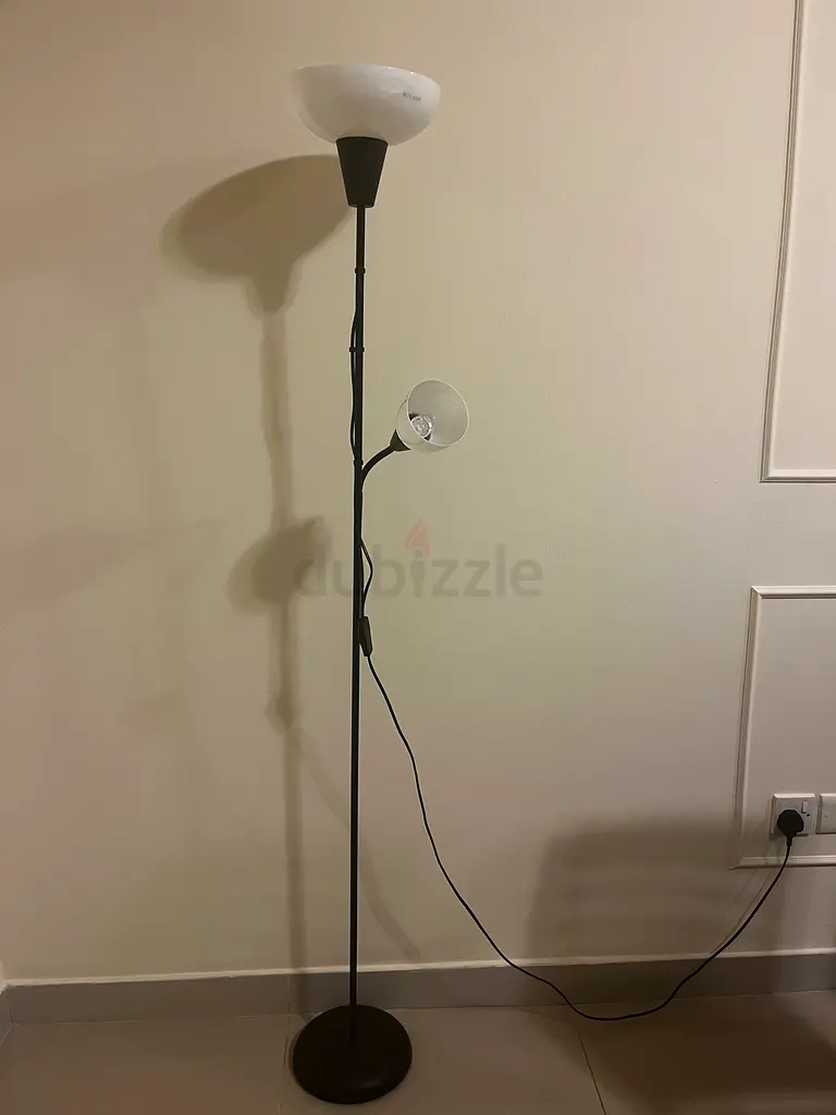 Sleek Dual-Head Floor Lamp for Stylish Lighting
