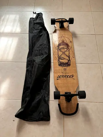 Lemkeep Longboard skateboard with Protective Bag!