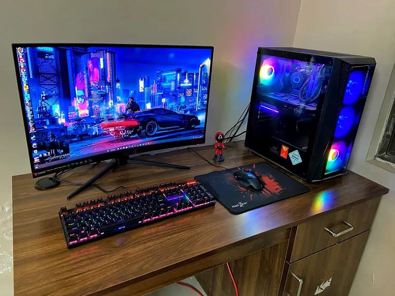 A powerful gaming computer with all accessories, brand new in box, all parts included63228307556993114