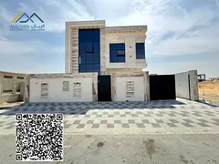 Villa for sale, modern design, in a very distinguished location in Al Zahya area, close to all servi