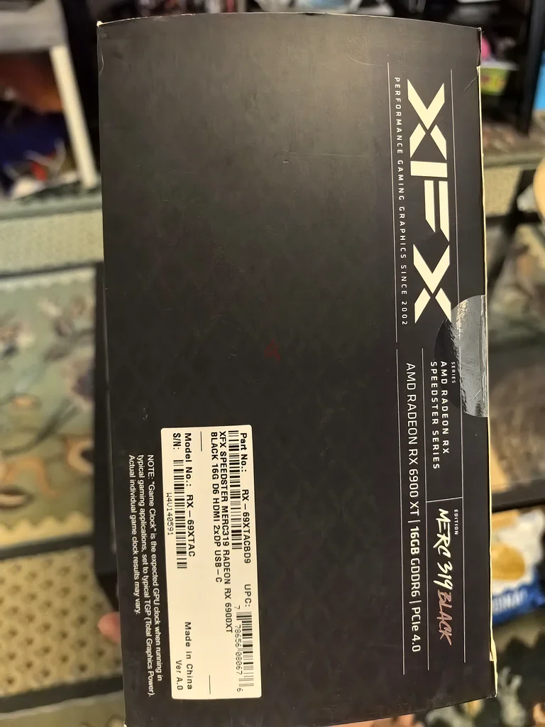 AMD GPU 6900XT 16GB63256596611074112