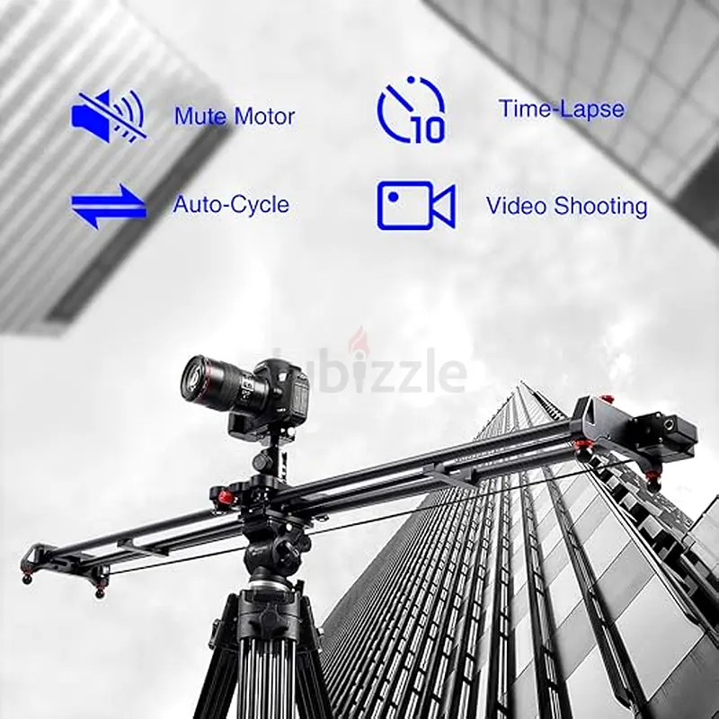 GVM Great Video Maker Camera Slider, 48 Motorized DSLR Camera Track Dolly Slider