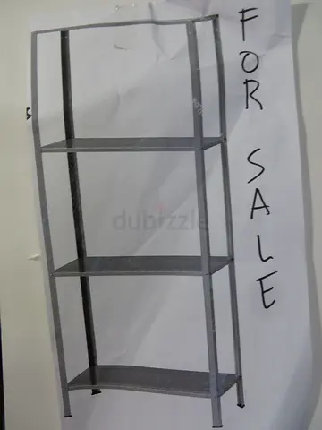 METAL 4 SHELF STORAGE RACK - NEW