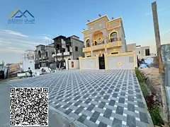 ✨ For sale, a villa - two floors and a roof - close to Sheikh Mohammed bin Zayed Road - freehold f
