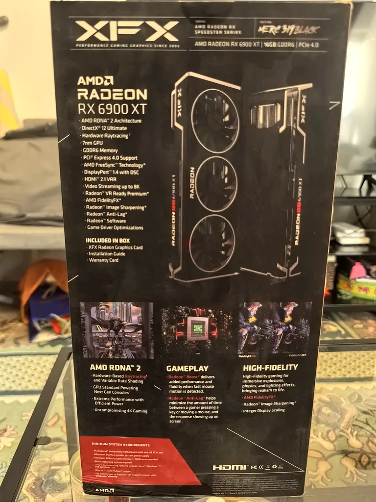 AMD GPU 6900XT 16GB632565966110741120