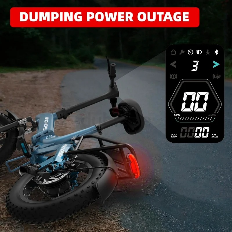 Wind Horse 350 WATTS Foldable Electric Bike for Adults with 1 year warranty63265099191298112