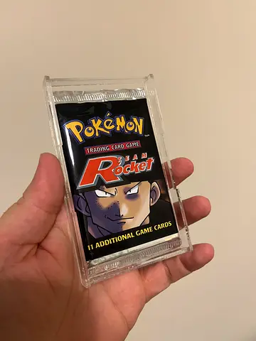 Pokemon team rocket booster pack sealed