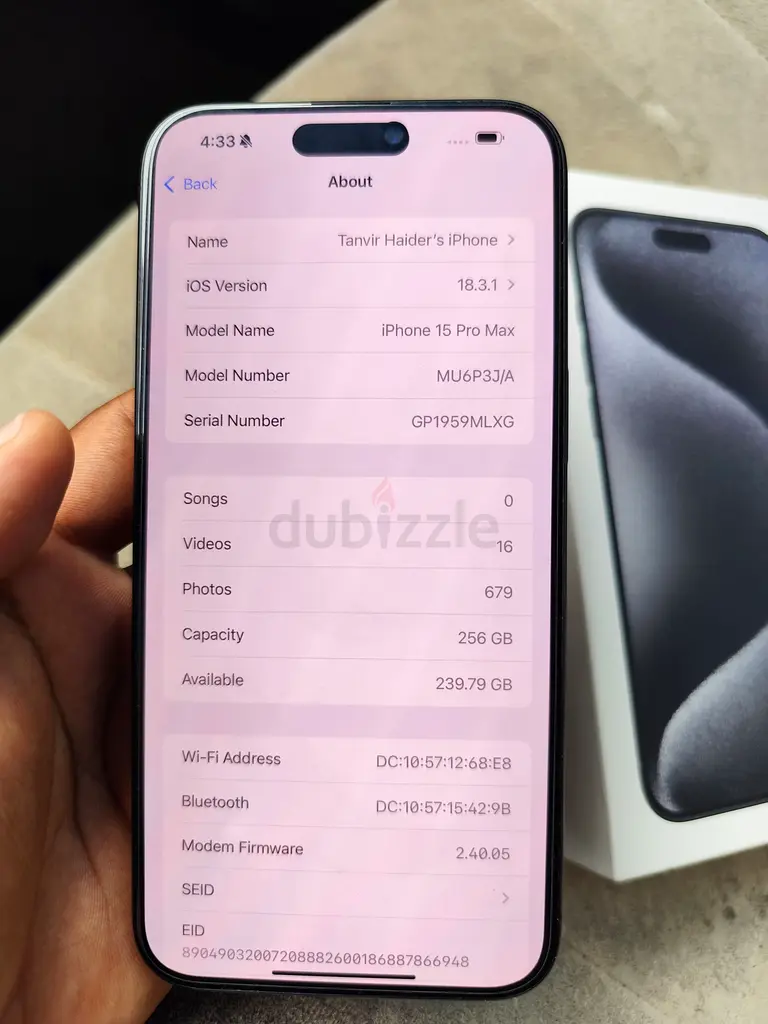 IPhone 15 pro max63213940189953111