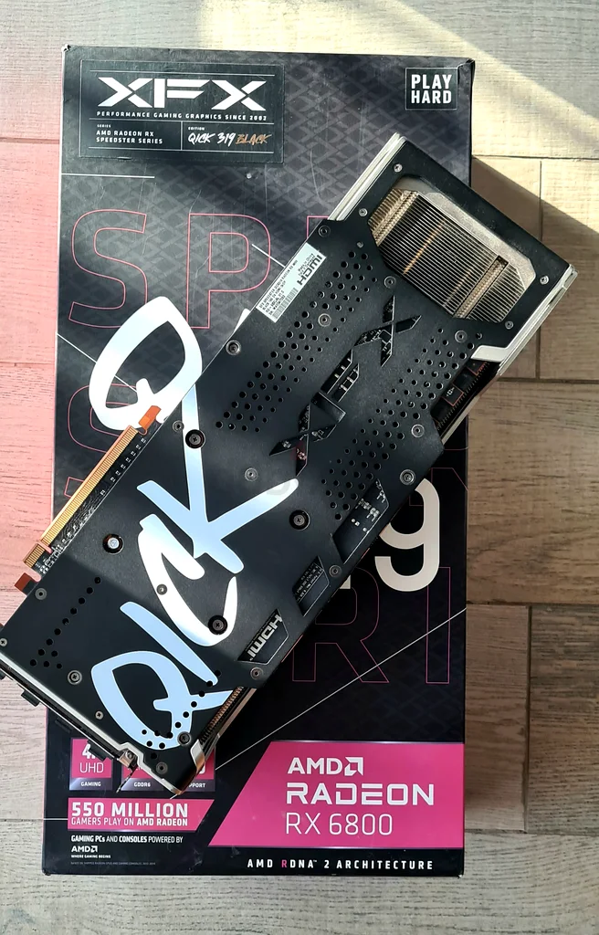 High-Performance AMD Radeon RX 6800 Graphics Card (w/Box)63257116615425112