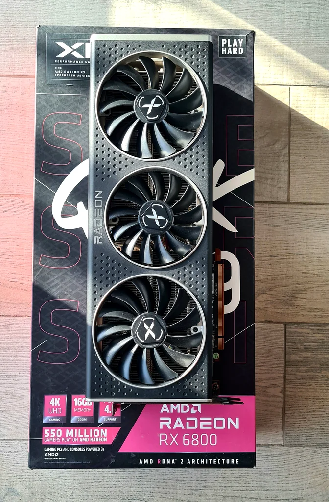High-Performance AMD Radeon RX 6800 Graphics Card (w/Box)63257116615425116