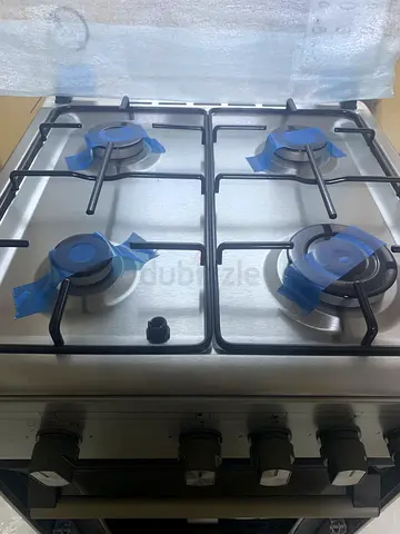 New Veneto 4 Burner Cooking Range Front Oven Glass Broken