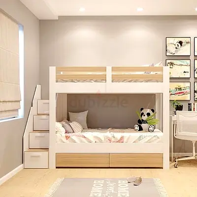 Stylish Bunk Bed for Kids - Perfect Space Saver!
