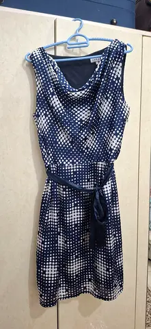 Very thin satin short dress, size M Very delicate silk short dress, Vias m
