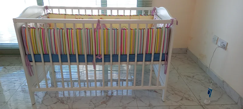 baby bed | baby cot | Ikea baby bed white color for sale63206392541825114