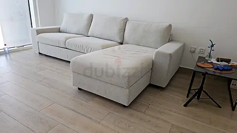 Selling IKEA Vimle L shape Sofa Bed beige Like A bRAND new