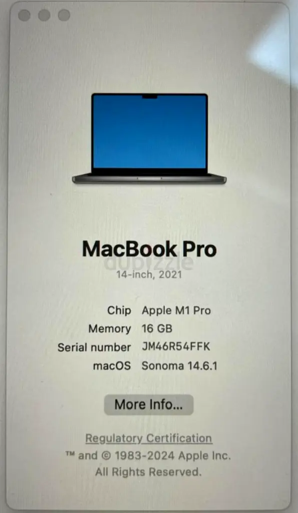 Apple MacBook Pro 2021 - Sleek and Powerful Performance63254995483522117