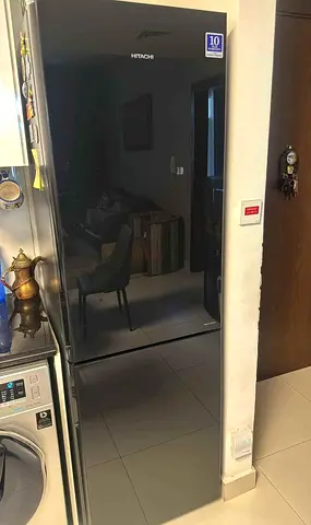 Hitachi Glass body Bottom Freezer Refrigerator