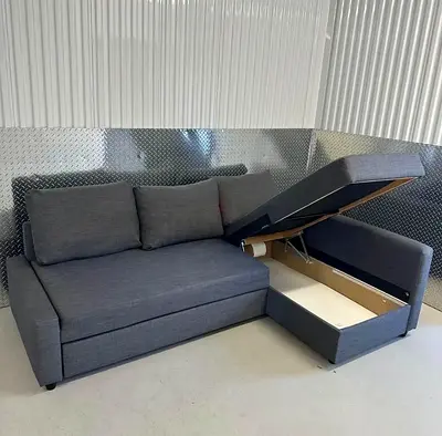 L shape sofa bed with storage IKEA
