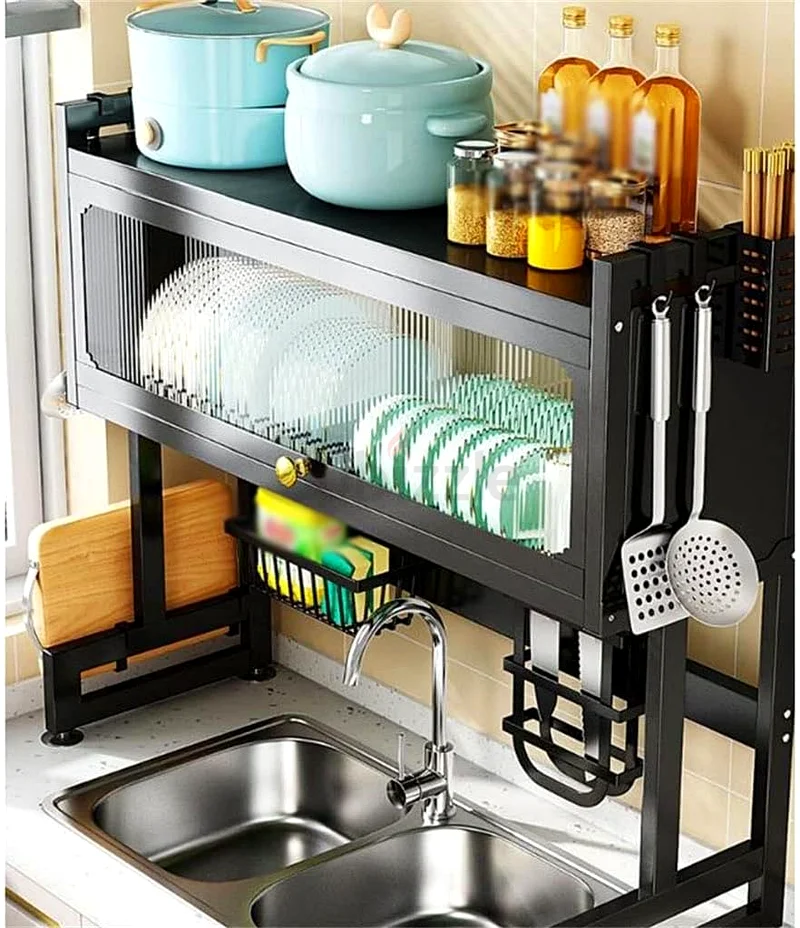 Kitchen Sink Shelf With Cabinet Door63187693822081113