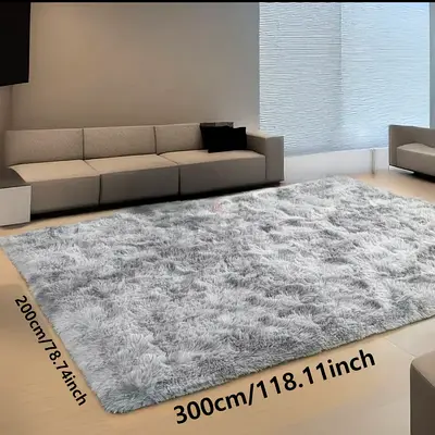 Luxurious Soft Grey Area Rug - Perfect for Any Living Space!