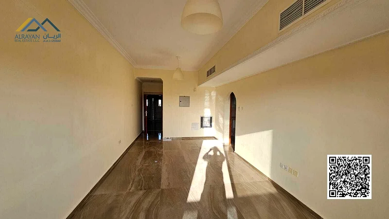 Apartment consisting of a room, a hall, and a balcony in the Al-Muwaihat 1 area, central air conditioning, and spacious areas62868793243010112
