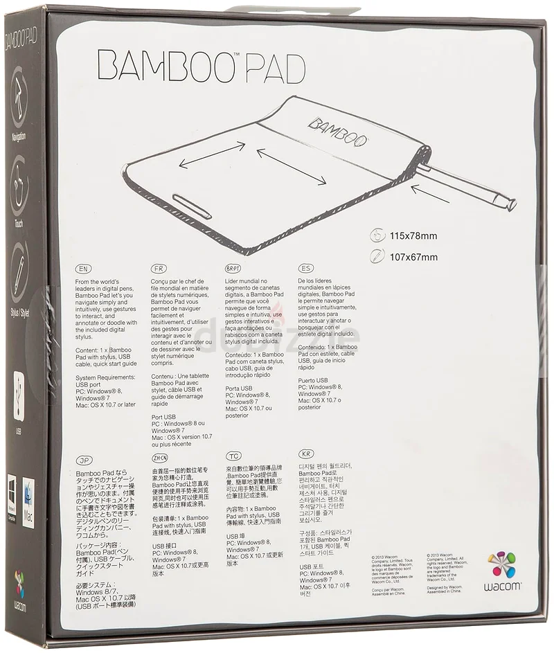 touchpad with digital stylus63256064048129113