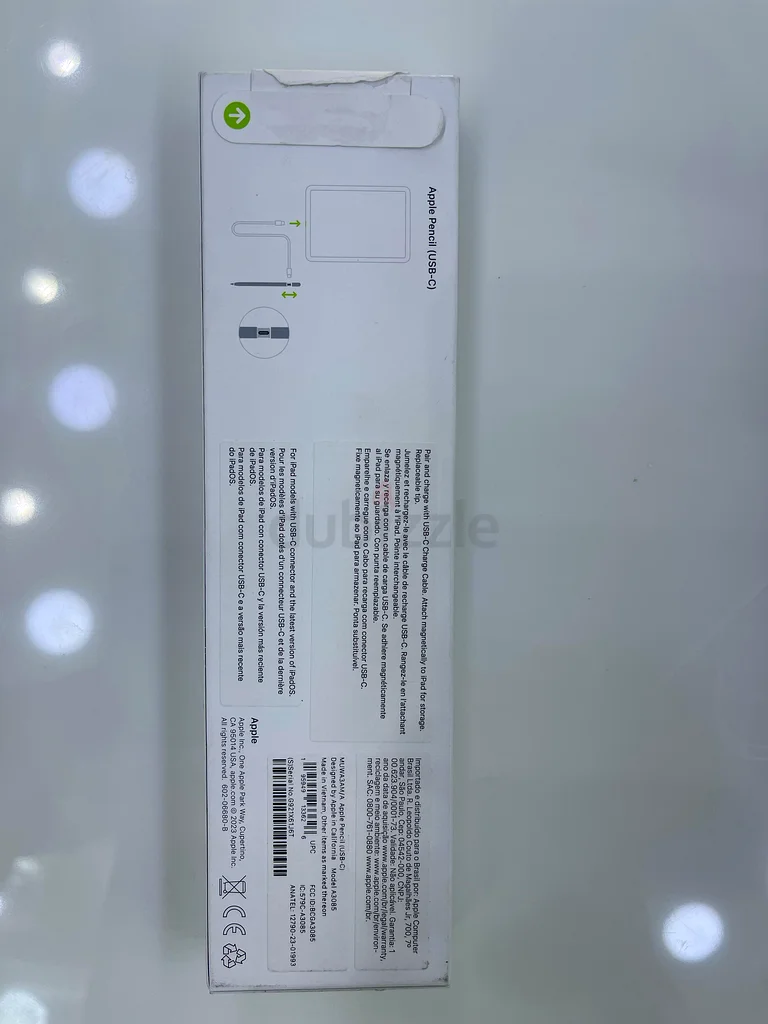 APPLE IPAD PENCIL USB-C MUWA3AM/A WHITE (NEVER ACTIVATED)63224341597570111
